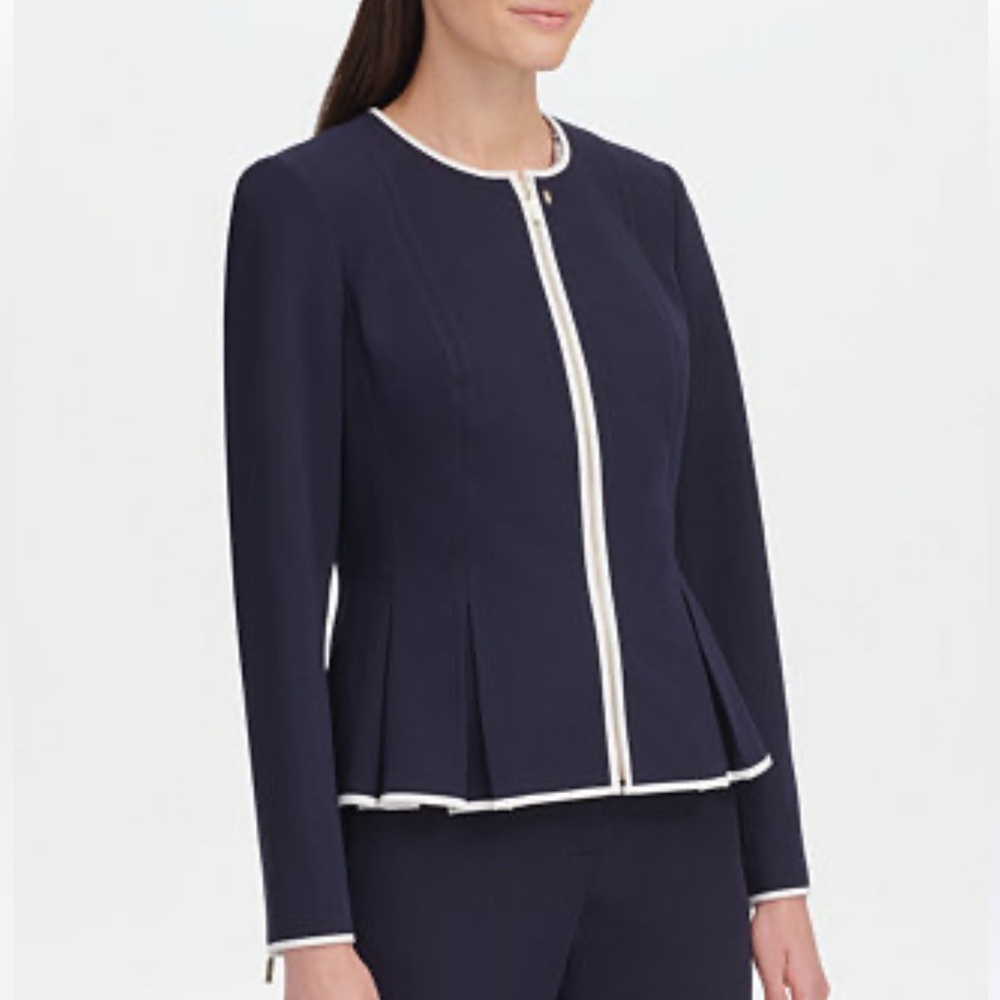 Tommy Hilfiger
Women's Zip-Front Peplum Jacket 14